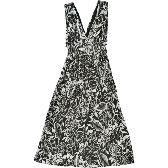 Just Found Side Cut Out Floral Maxi Dress - Picture 1 of 7